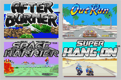 Sega Arcade Gallery - Screenshot - Game Select Image