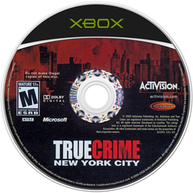 True Crime: New York City - Disc Image