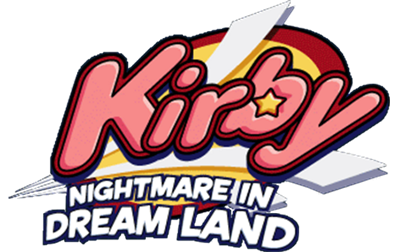 Kirby: Nightmare in Dream Land - Clear Logo Image