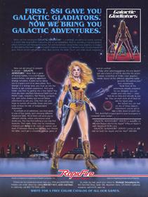 Galactic Gladiators - Advertisement Flyer - Front