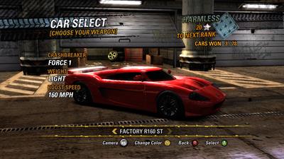 Burnout Revenge - Screenshot - Game Select Image