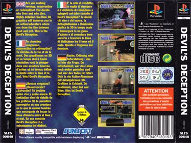 Tecmo's Deception: Invitation to Darkness - Box - Back Image