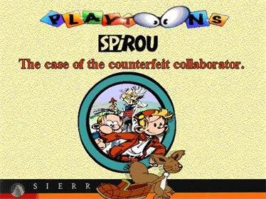 Playtoons 2: The Case of the Counterfeit Collaborator - Screenshot - Game Title Image