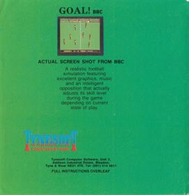 Goal! - Box - Back Image