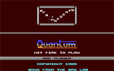 Quantum (Binary Zone) - Screenshot - Game Title Image