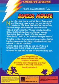 Danger Mouse in Double Trouble - Box - Back Image