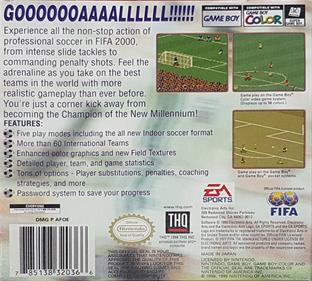 FIFA 2000 - Box - Back Image