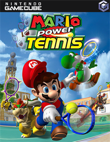 Mario Power Tennis - Fanart - Box - Front Image