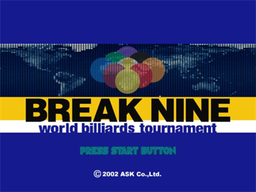 Break Nine - Screenshot - Game Title Image