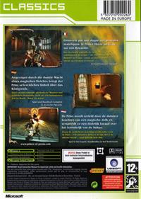 Prince of Persia: The Sands of Time - Box - Back Image