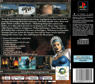 Ballerburg: Castle Chaos - Box - Back Image