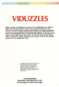 Viduzzles - Box - Back Image