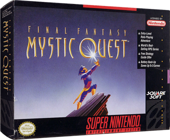 Final Fantasy: Mystic Quest - Box - 3D Image