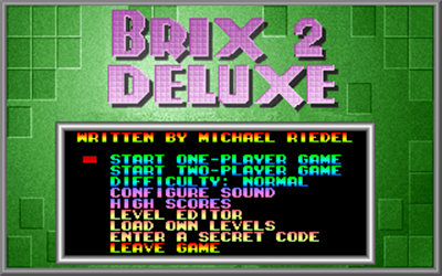 Brix 2 Deluxe - Screenshot - Game Title Image