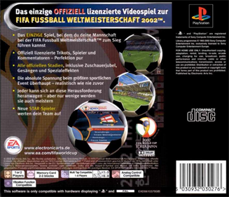 2002 FIFA World Cup - Box - Back Image