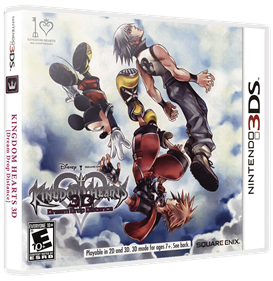 Kingdom Hearts 3D: Dream Drop Distance - Box - 3D Image