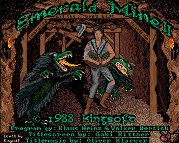 Emerald Mine II - Screenshot - Game Title Image