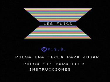Les Flics - Screenshot - Game Title Image