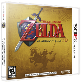 The Legend of Zelda: Ocarina of Time 3D - Box - 3D Image