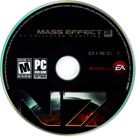Mass Effect 3 - Disc Image