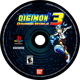 Digimon World 3 - Fanart - Disc Image