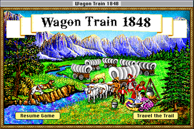 Wagon Train 1848 - Screenshot - Game Title Image
