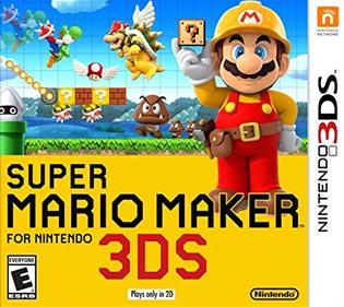 Super Mario Maker for Nintendo 3DS - Box - Front Image