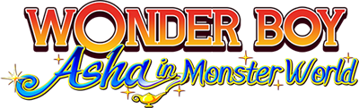 Wonder Boy: Asha in Monster World - Clear Logo Image
