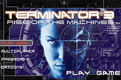 Terminator 3: Rise of the Machines - Screenshot - Game Select Image