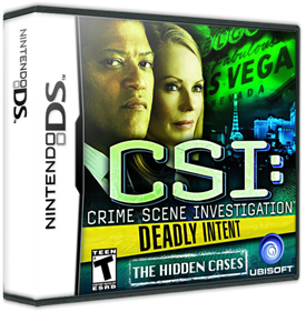 CSI: Deadly Intent: The Hidden Cases - Box - 3D Image