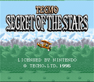 Tecmo Secret of the Stars - Screenshot - Game Title Image