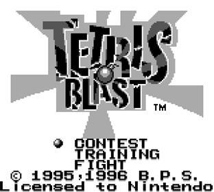 Tetris Blast - Screenshot - Game Select Image