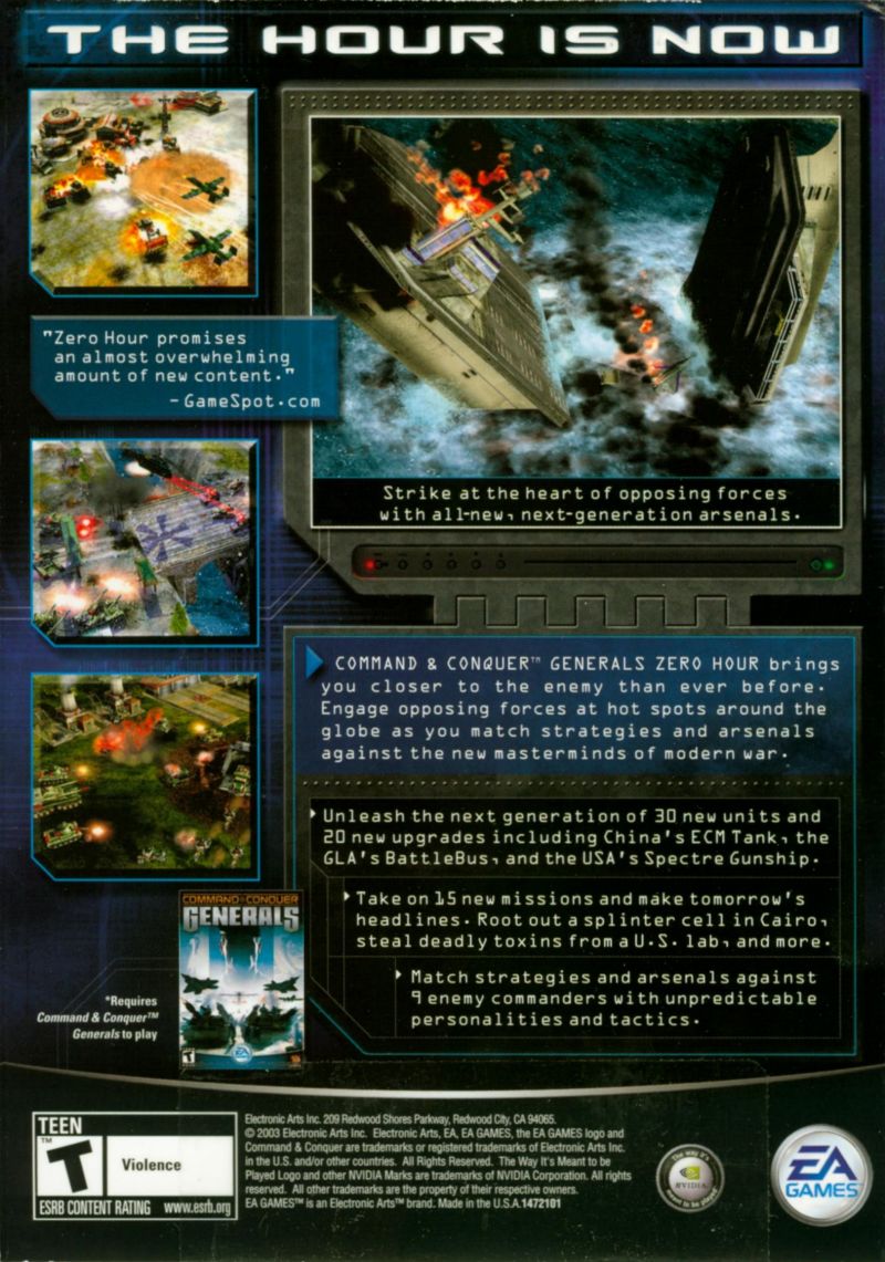 command and conquer generals zero hour units