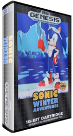 Sonic Winter Adventures - Box - 3D Image