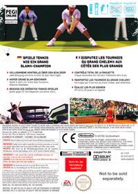 Grand Slam Tennis - Box - Back Image