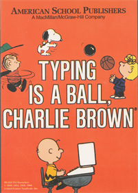 Typing is a Ball, Charlie Brown - Box - Front Image