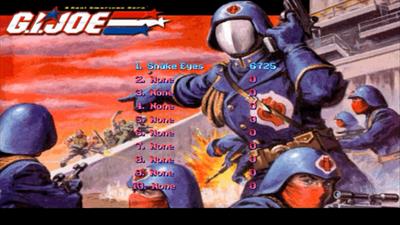 G.I. Joe: Attack on Cobra Island - Screenshot - High Scores Image