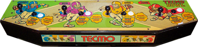 Tecmo Bowl - Arcade - Control Panel Image