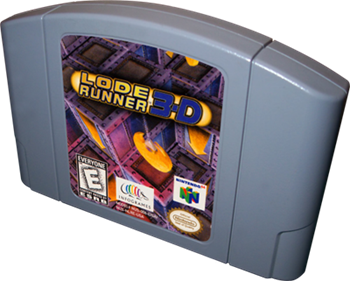 Lode Runner 3-D - Cart - 3D Image