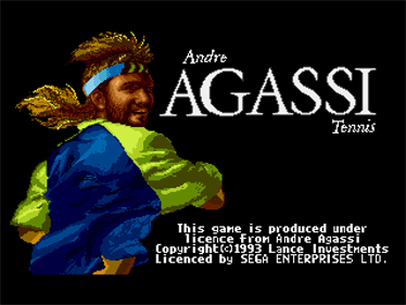 Andre Agassi Tennis - Screenshot - Game Title Image