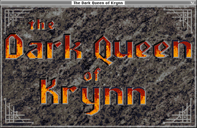 The Dark Queen of Krynn - Screenshot - Game Title