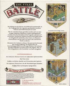 The Final Battle - Box - Back Image