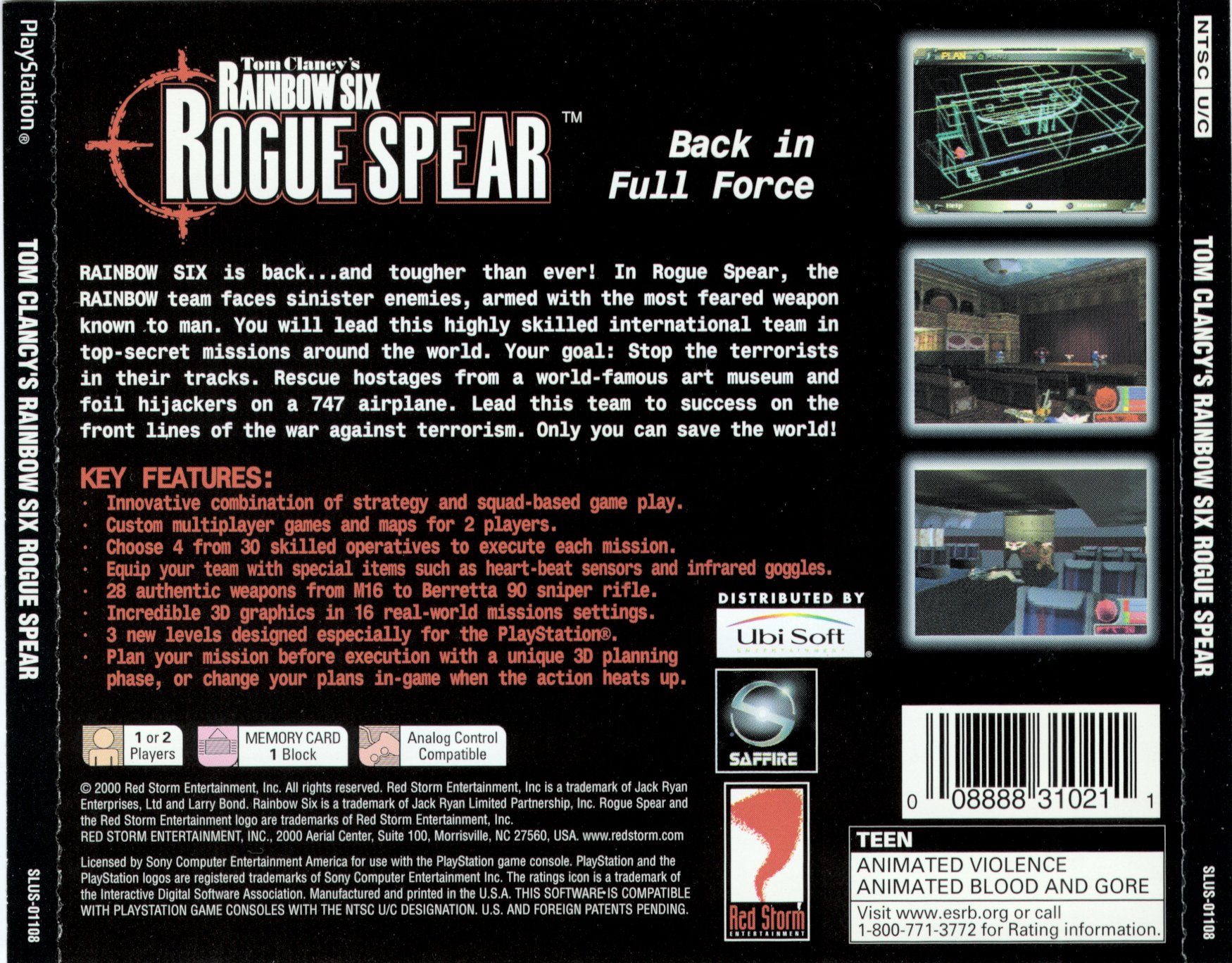 Tom Clancy's Rainbow Six: Rogue Spear - Black Thorn (Extension) (PC) au