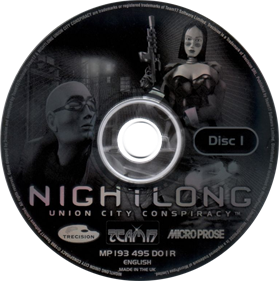 Nightlong: Union City Conspiracy - Disc Image