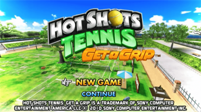 Hot Shots Tennis: Get a Grip - Screenshot - Game Title Image