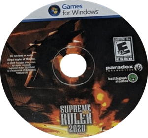 Supreme Ruler 2020 Gold Edition - Disc Image