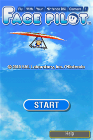 Face Pilot: Fly With Your Nintendo DSi Camera! - Screenshot - Game Title Image