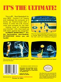 Ultimate Basketball - Box - Back Image