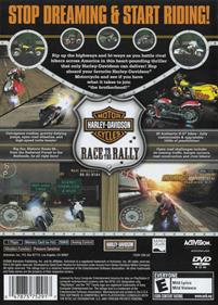 Harley-Davidson Motorcycles: Race to the Rally - Box - Back Image