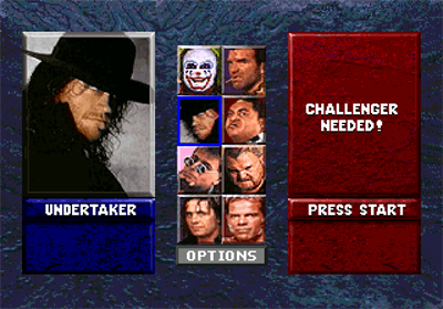 WWF WrestleMania: The Arcade Game - Screenshot - Game Select Image